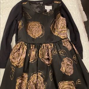 Girls black formal dress